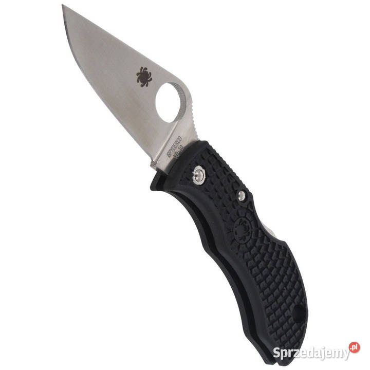 Nóż składany Spyderco Manbug FRN Black Plain
