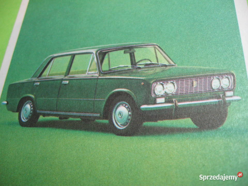 Fiat 124 Special Loteria stara pocztówka Przemyśl