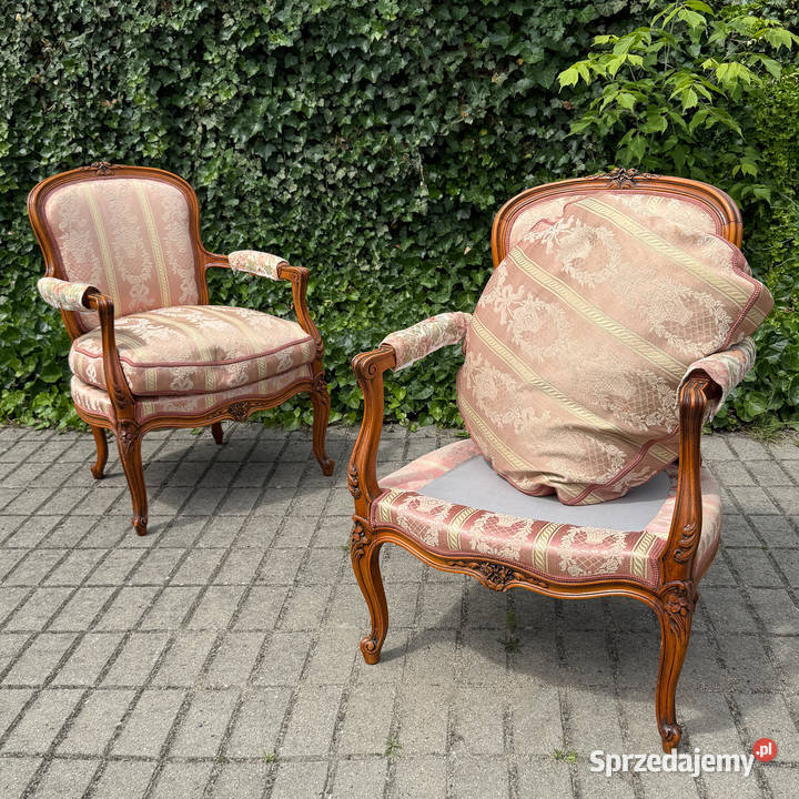 ARTexpert Para foteli Ludwik XV Rokoko