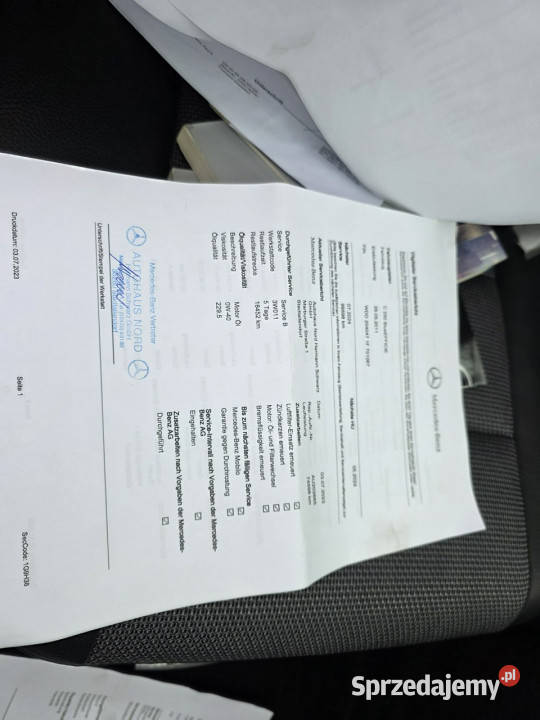 Mercedes C 250 AVANTGARDE niski przebieg 88195 z elektrochrom. lusterko wst. Mercedes-Benz wielkopolskie Czarnków