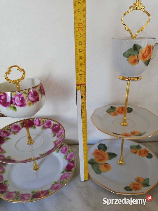 Patera w zółte róże porcelana winterling