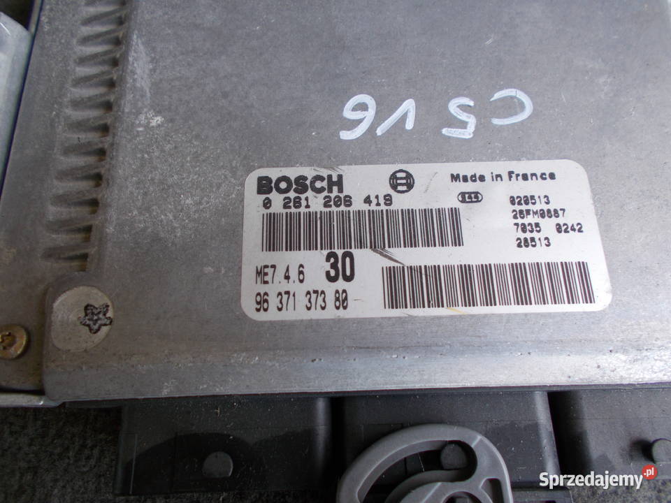citroen c5 30 v6 02r zestaw komputer ME746 osobowe lubelskie Zamość sprzedam