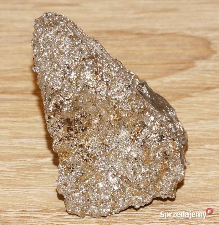 Piryt naturalny zlepek zrost kryształów siarczku Gliwice