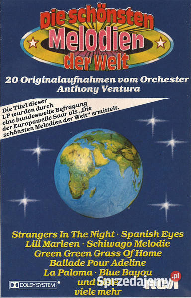 Najpiękniejsze melodie świata Orchester Anthony kaseta Gliwice sprzedam