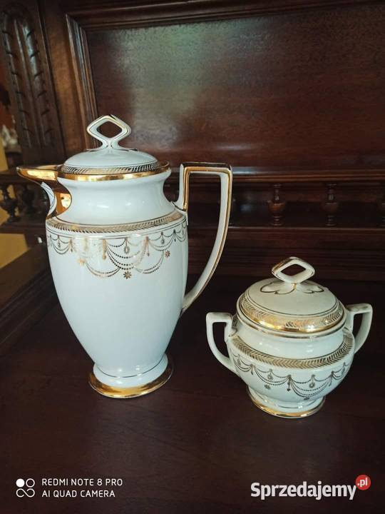 Dzbanek M Z Austria Moritz Zdekauer Altrohlau Porcelana i szkło