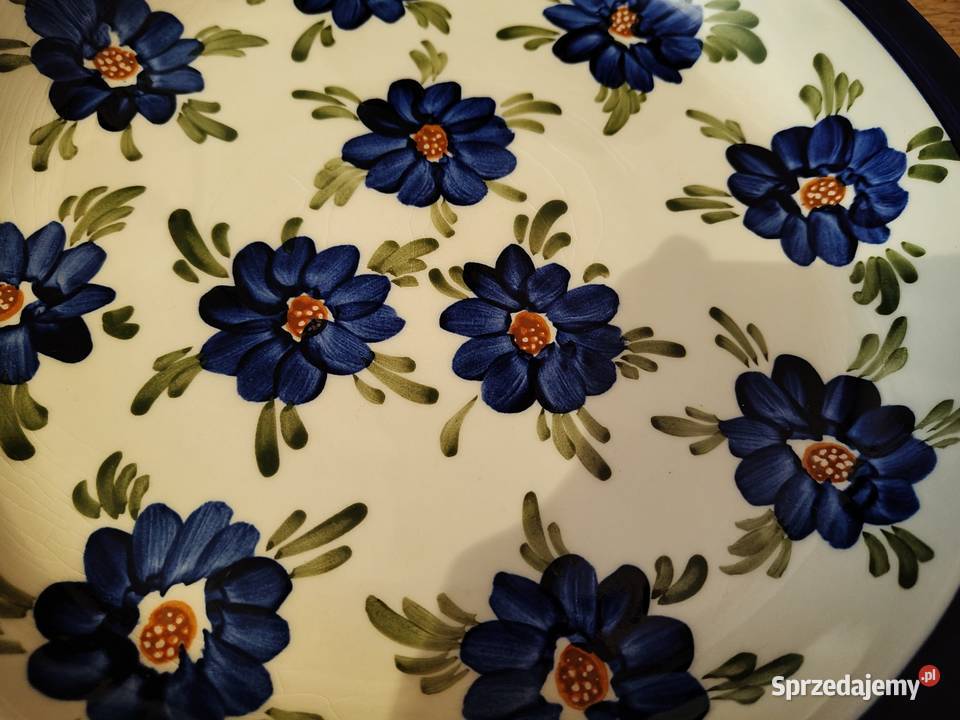 Talerz na ścianę ręcznie malowany Legnica