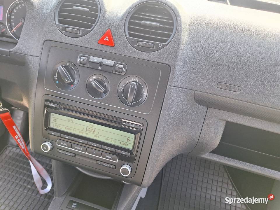 VW Caddy 2008 Klimatyzacja 5 Osobowy Benzyna MPI Grudziądz