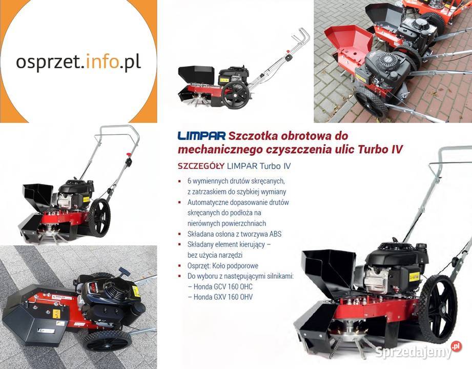 Odchwaszczarka spalinowa Limpar WB TURBO IV Maszyny rolnicze Łódź