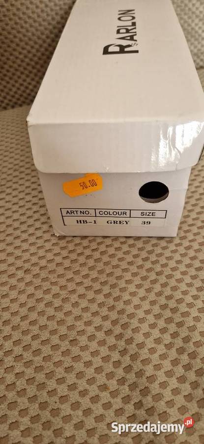 balerinki baleriny materiałowe 3839 szare beżowe Kraków