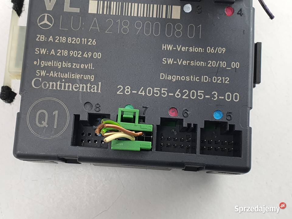 Modul Drzwi Lewy Przod Mercedes Cls W218