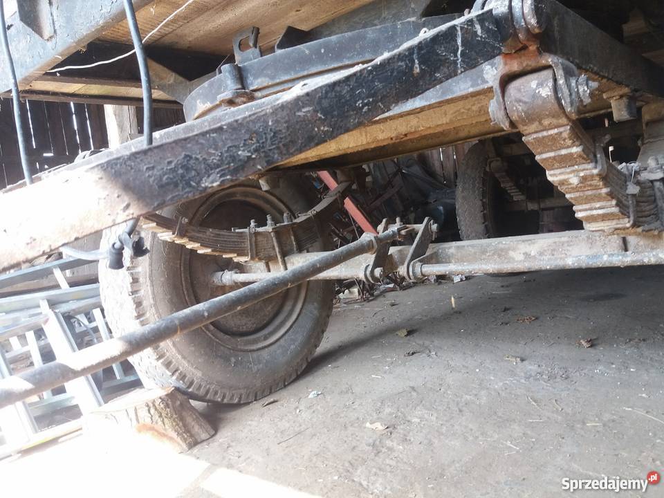 Przyczepa D44a zarejestrowana Hrubieszów