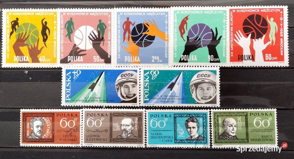 Znaczki polskie 1963 III kwartał luzaki łódzkie Leźnica Wielka-Osiedle