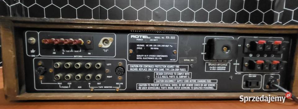 Wzmacniacz Rotel RX 303 Wzmacniacze i pokrewne opolskie Grodków