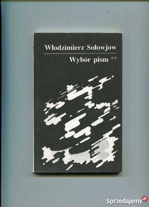 Sołowiow W Wybór pism cz2 zachodniopomorskie Szczecin sprzedam