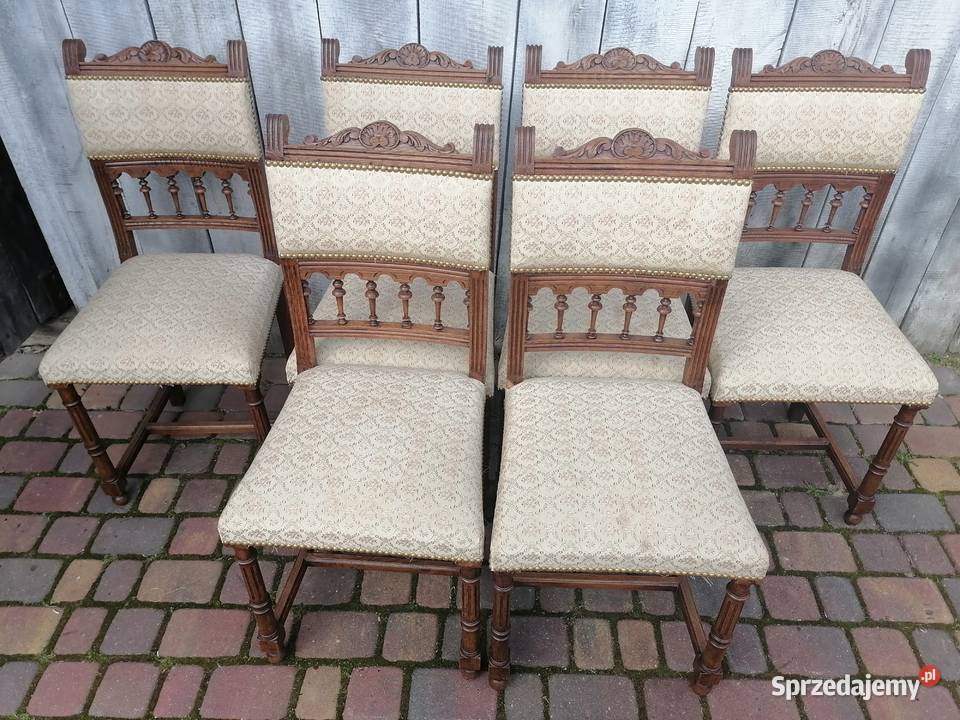 Sześć krzeseł Henryk III Wąwolnica