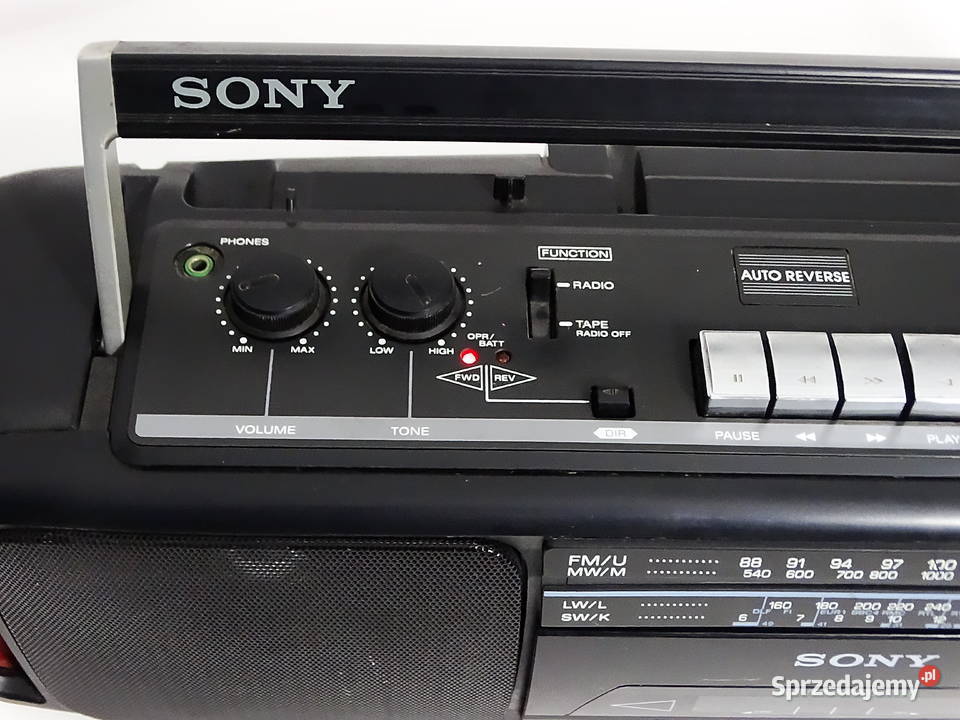 Sony CFSD20L klasyczny radiomagnetofon z lat 90 Biłgoraj sprzedam