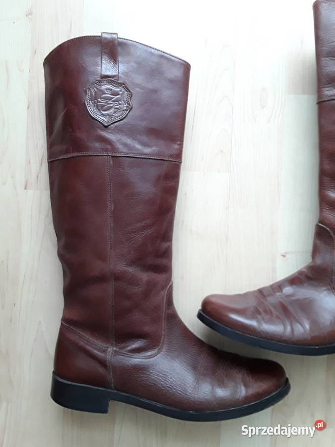 Kozaki skórzane r39 Zara Girls