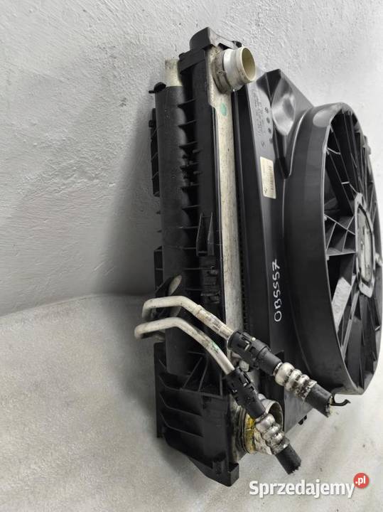 KOMPLET CHŁODNIC WENTYLATOR BMW E61 25D 7789824 Chłodnie wody