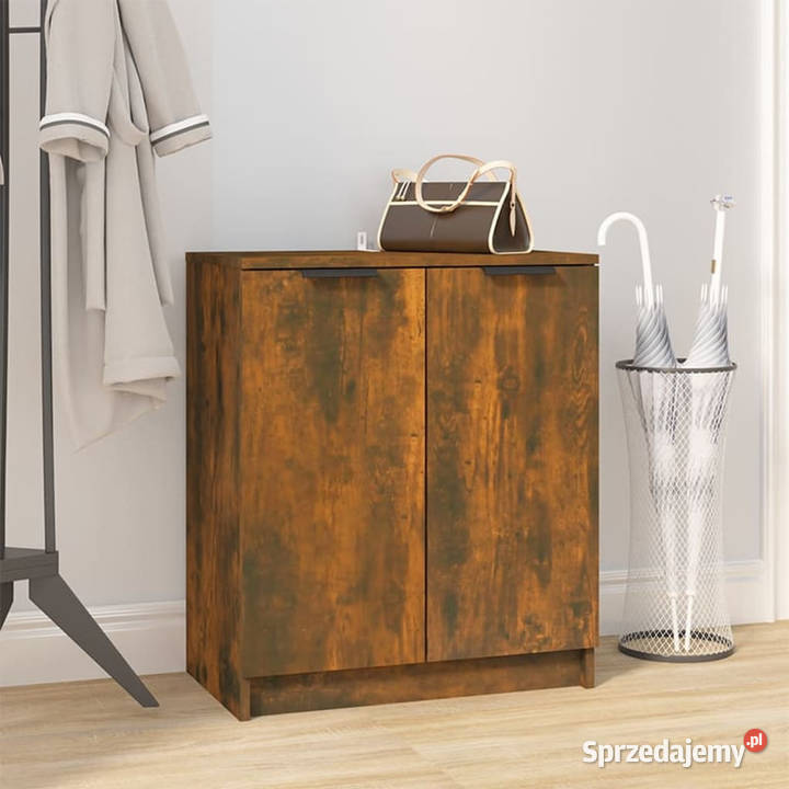 Szafka na buty przydymiony dąb 59x35x70 WM817102 mazowieckie sprzedam
