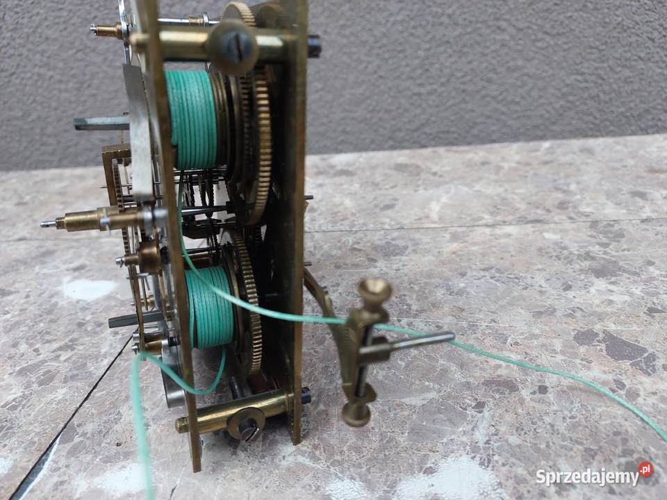721 Mechanizm starego zegara linkowego żyłkowego
