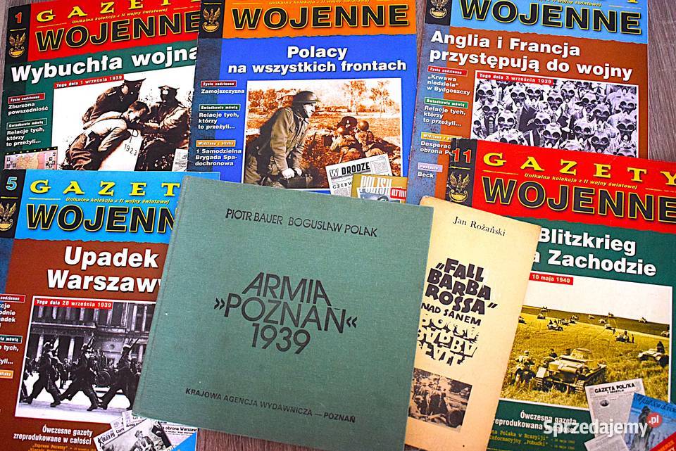 Armia Poznań Barbarossa Sanem 1939 gazety