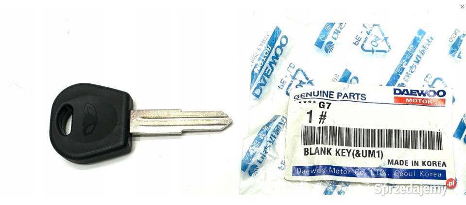 KLUCZ SUROWY Z IMMOBILAJZEREM DAEWOO NUBIRA