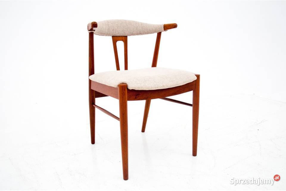 Dwa tekowe krzesła duński design lata 60