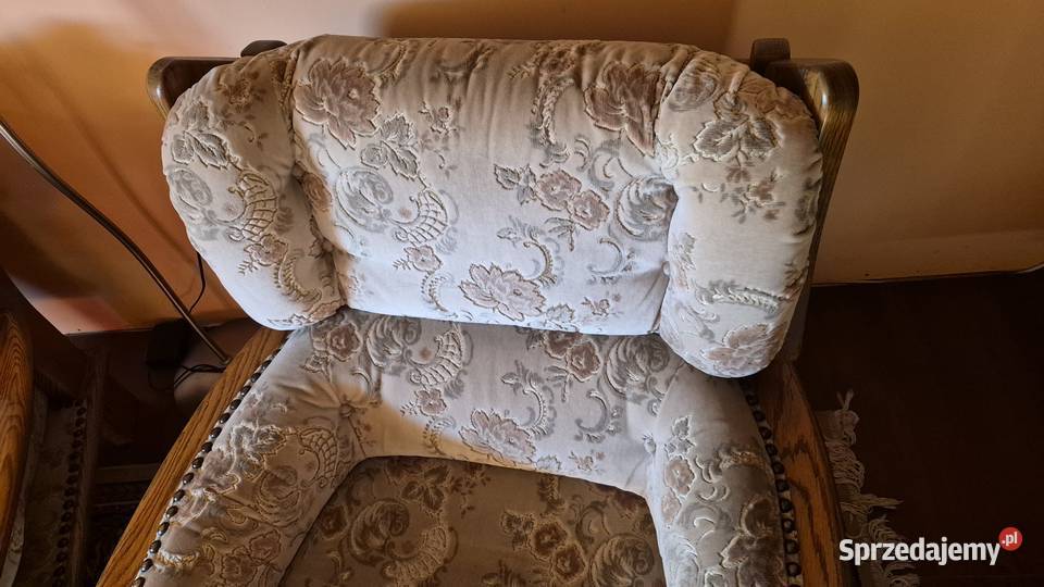 Sofa fotele elegancki komplet mebli Sypniewo
