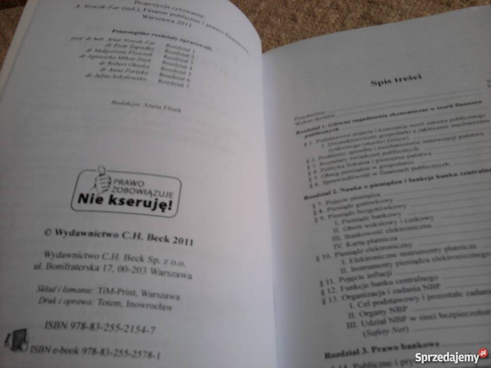 Finanse publiczne i prawo finansowe A NowakFar Ostrołęka