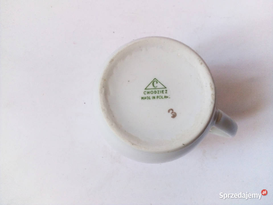 kubek Chodzież vintage PRL z kubek Chodzież Częstochowa