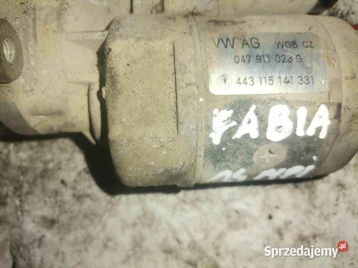 Rozrusznik Skoda Fabia 14 MPI osobowe Wisznice