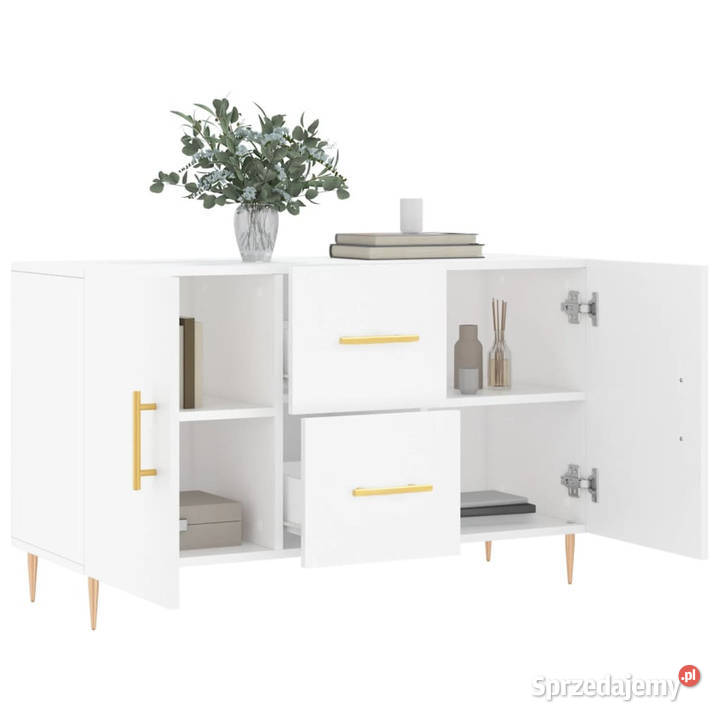 Komoda biała 100x36x60 materiał drewnopochodny Komody mazowieckie Warszawa
