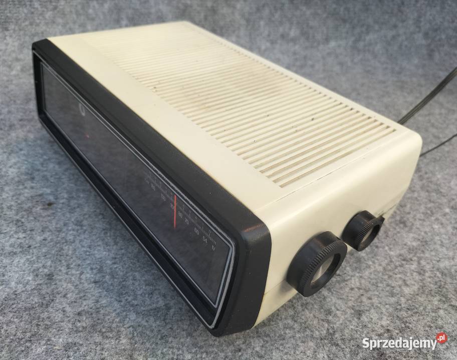Zegar klapkowy radio BERN unikat vintage Leszno