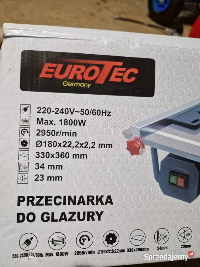 Piła Stołowa 2w1 Eurotec EVWTS1800 Precyzja do Głogowa