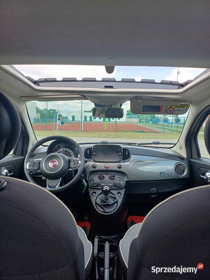 Fiat 500 12 benz Stan przebieg 62 udokumentowany Jaraczewo