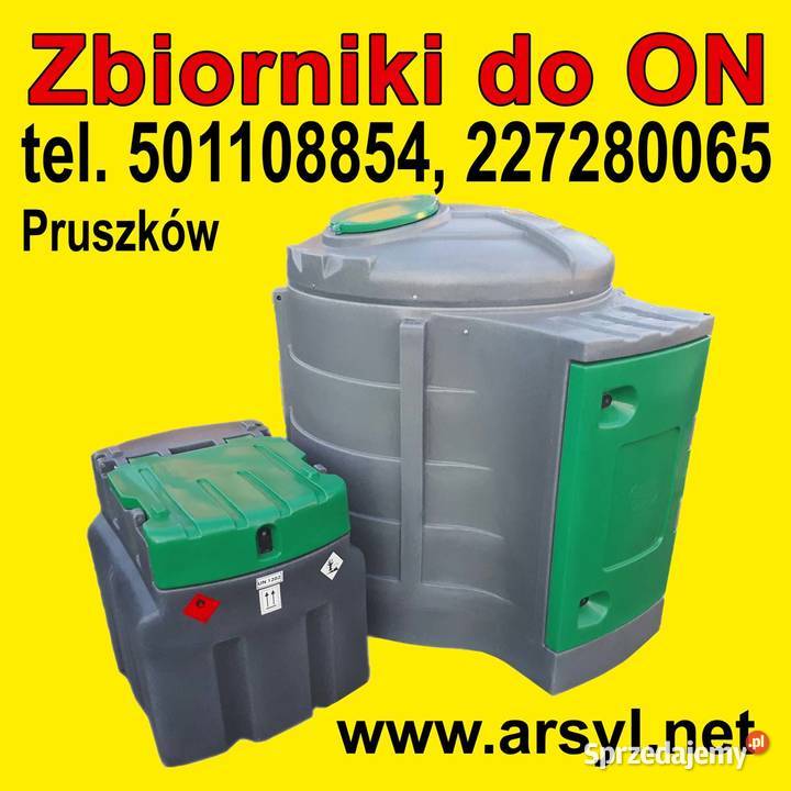 Zbiornik do oleju opałowego 1500 L Dwupłaszczowy Pruszków