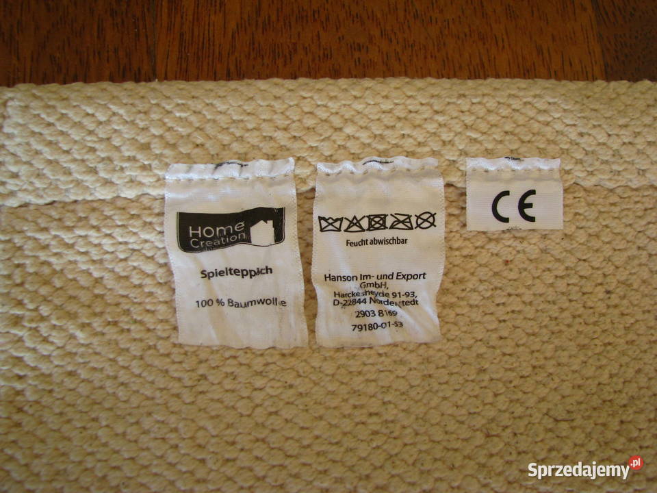 Eko dywan dziecięcy mata do zabawy bawełna 130 x Brzegi
