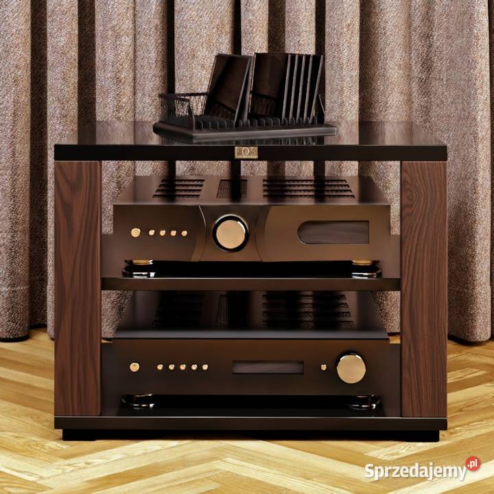 Stolik audio regał hifi szafka na płyty winylowe Supraśl