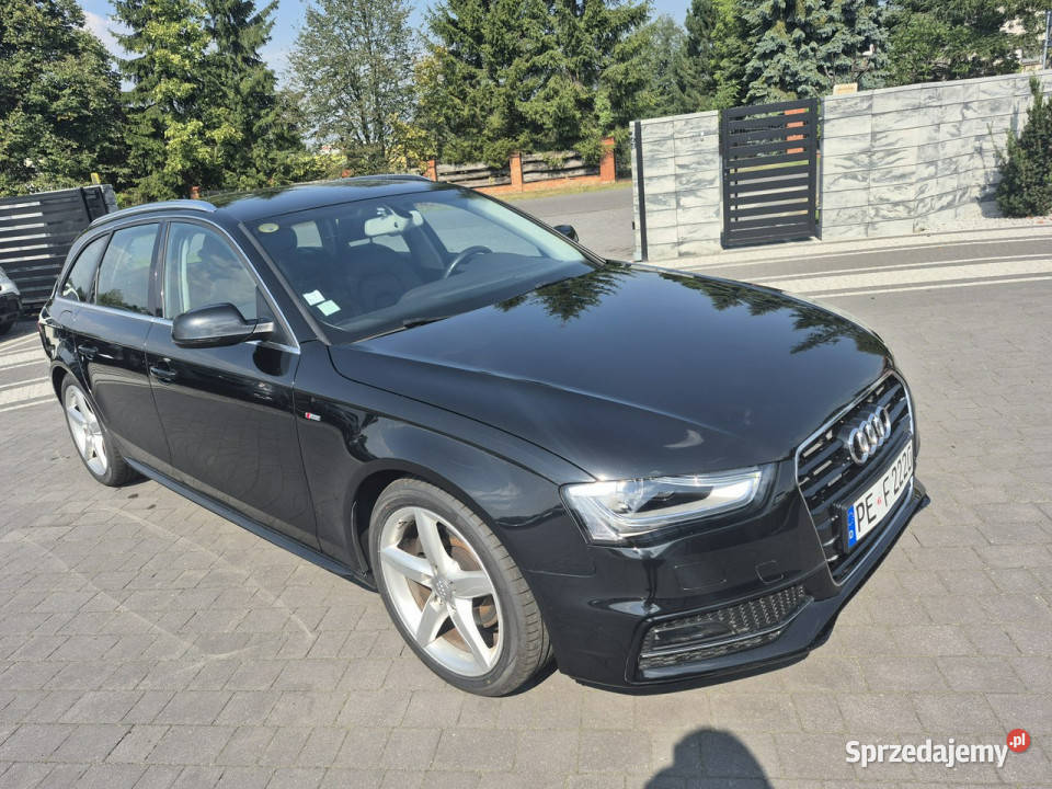Audi A4 xenon led navi chromy ładny s line lubelskie Drelów
