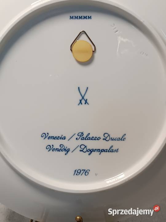 Meissen Talerz dekoracyjny kolekcjonerski Dobrzany