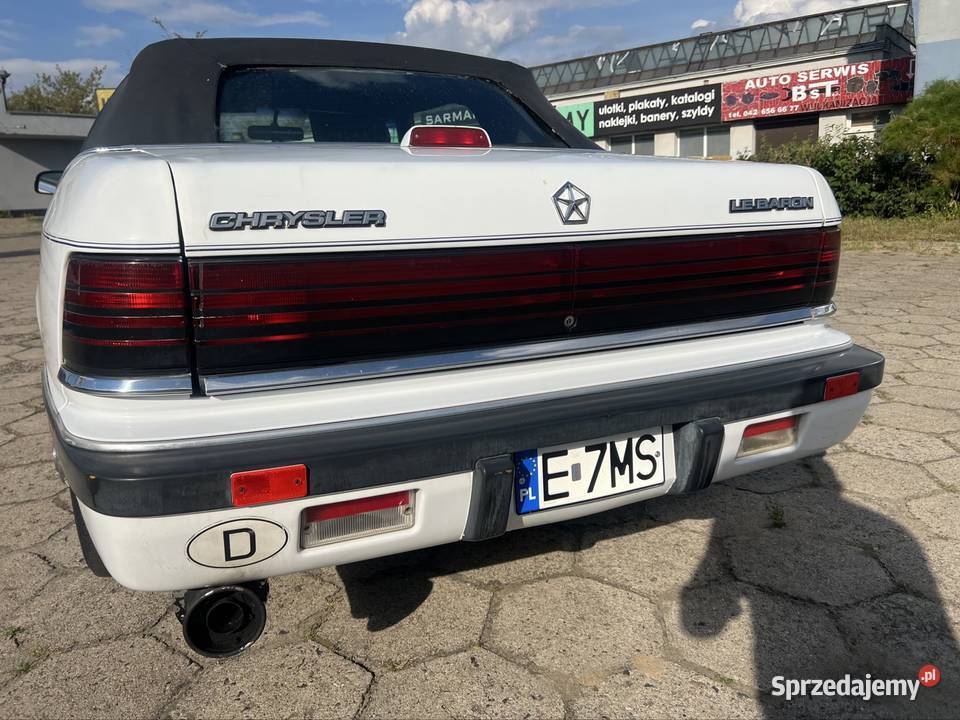 Chrysler la baron 25 nowy gaz 2500cm3 Łódź