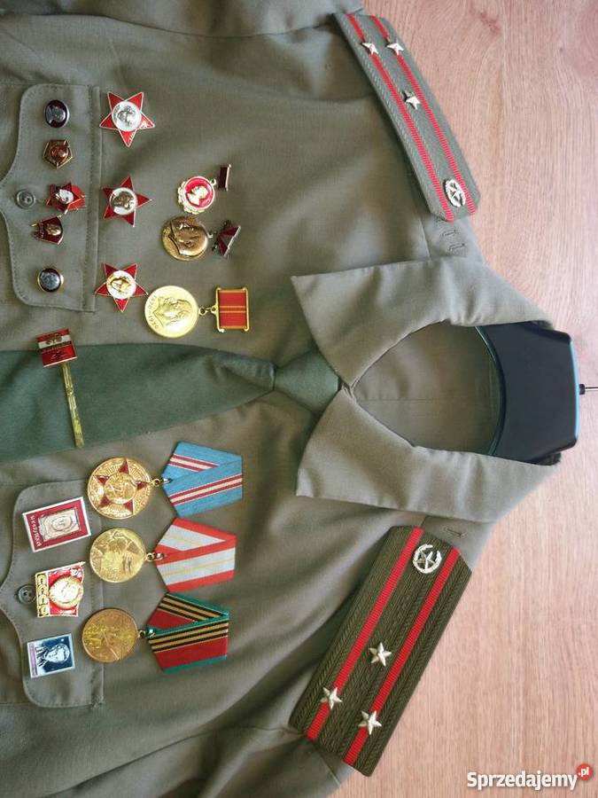 Mundur weterana ZSRR CCCP odznaki medale Płock