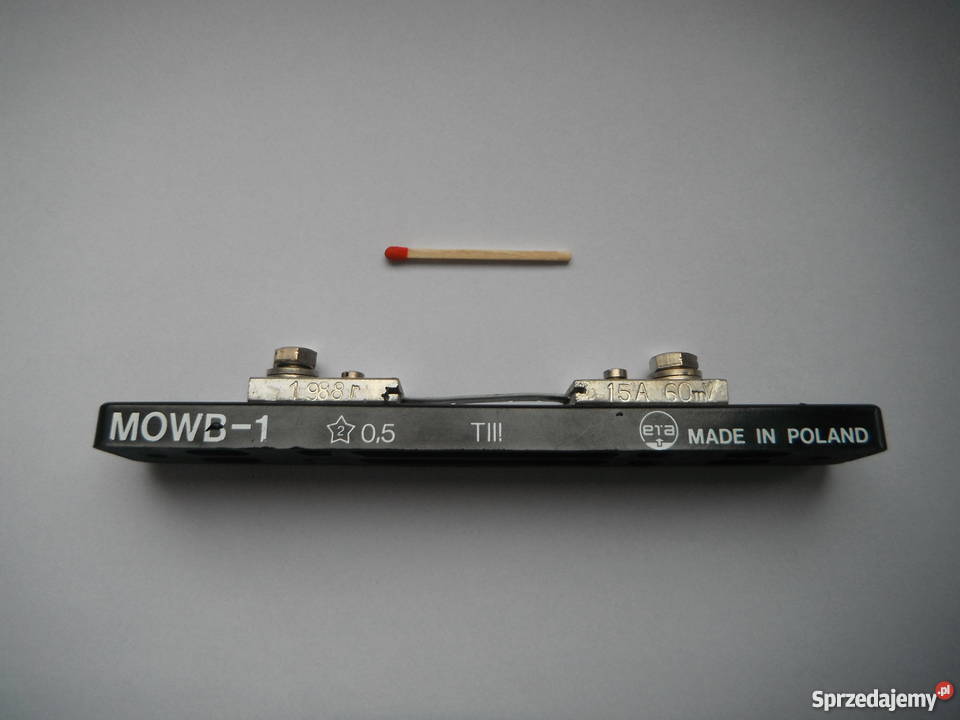 Bocznik prądowy 15A 60mV MOWB1 klasa 05 Nowe ERA Chlewiska