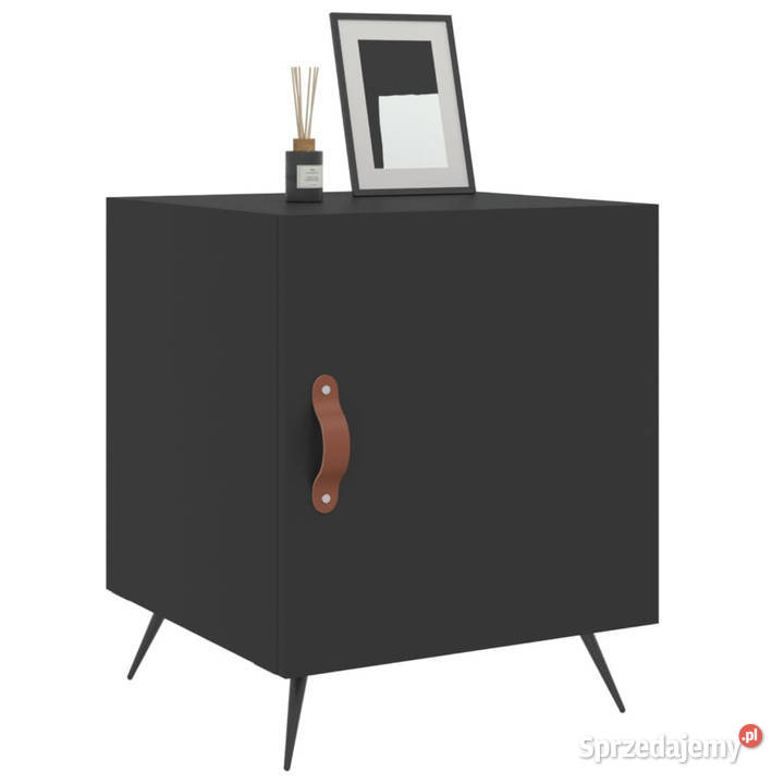 Szafki nocne 2 czarne 40x40x50 WM827503 Meble Warszawa