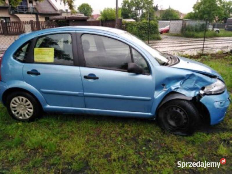 Citroen C3 uszkodzony Rok produkcji 2007 Łódź