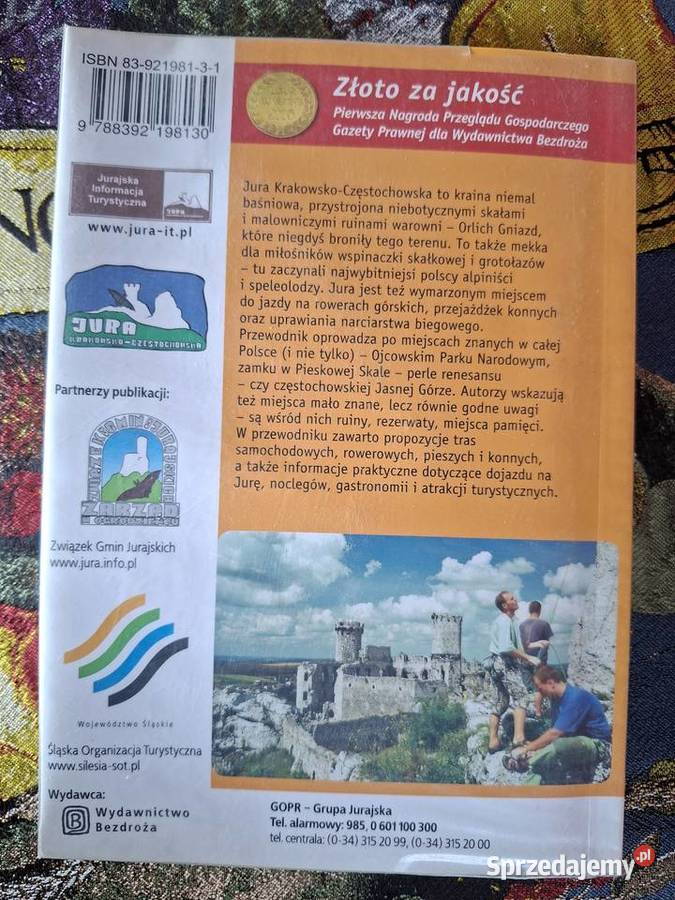 Jura Krakowsko Częstochowska Mi A Kowalczyk ISBN 8392198131 Kraków