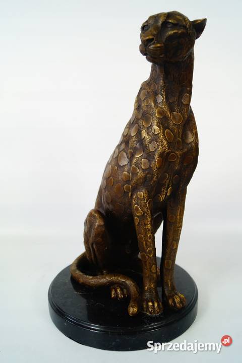 PUMA LAMPART TYGRYS figura z brązu rzeźba piękna Gizałki sprzedam
