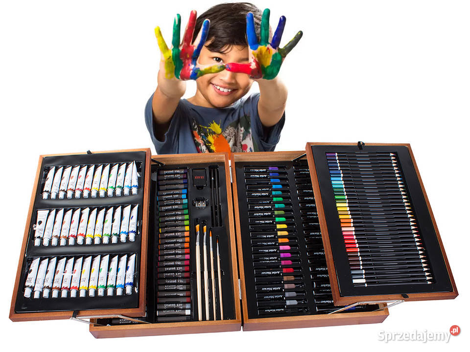 ZESTAW Artystyczny do malowania w WALIZCE 174 Wrocław