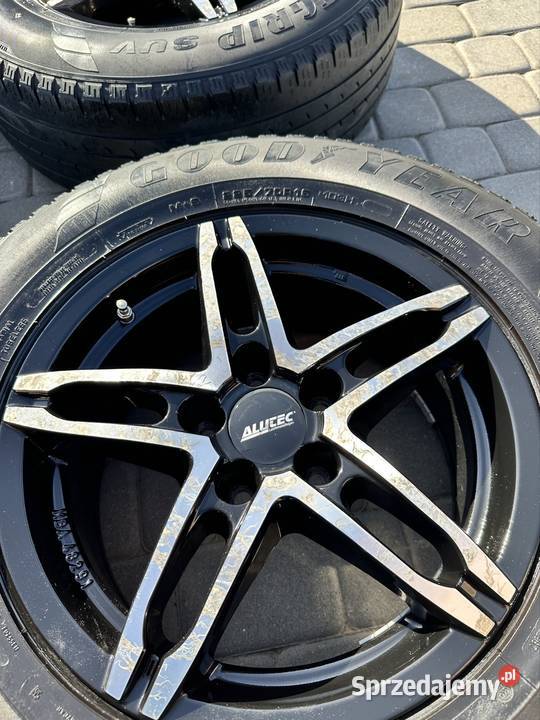 Felgi koła komplet Alutec 16 ET38 z oponami Piła sprzedam