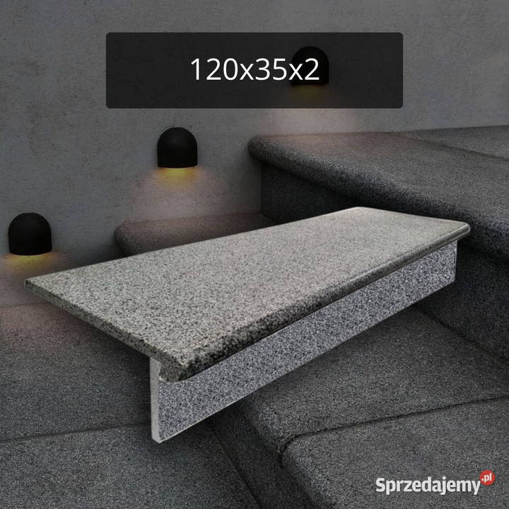 Zestaw Stopnica Podstopnica z granitu 15 G654 Tczew